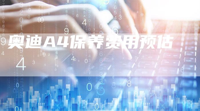 奥迪A4保养费用预估-新时代汽车网