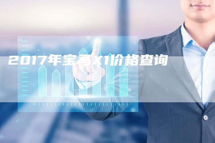 2017年宝马X1价格查询-新时代汽车网