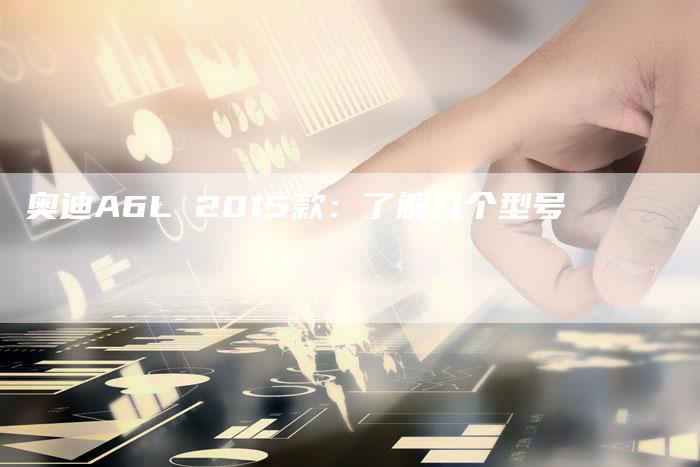 奥迪A6L 2015款:了解几个型号-新时代汽车网