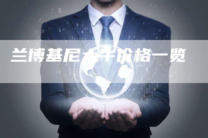 兰博基尼大牛价格一览-新时代汽车网